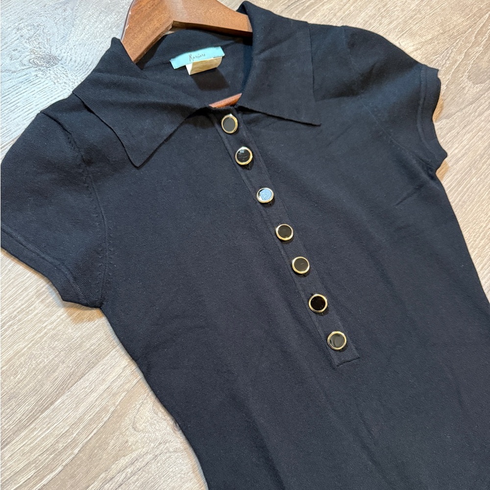 Marciano Black Short Sleeve Dress- Size S - Picture 6 of 6
